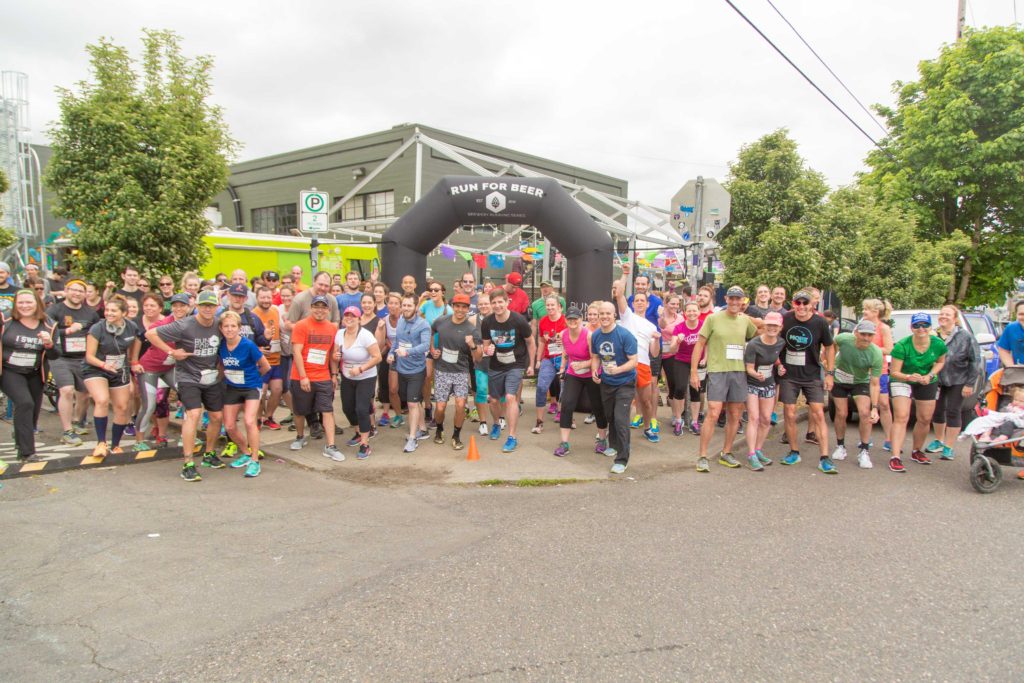 Runners at Base Camp Brewing