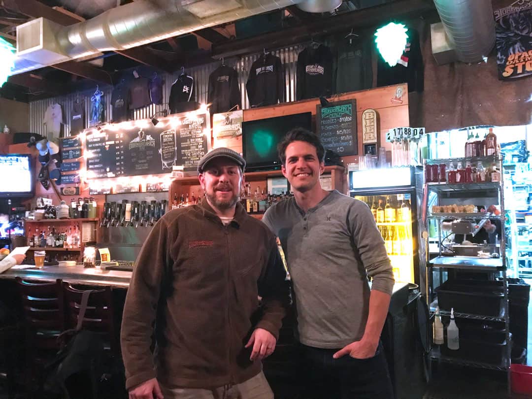 Dan Malech and Nathan Freeburg at StormBreaker Brewing