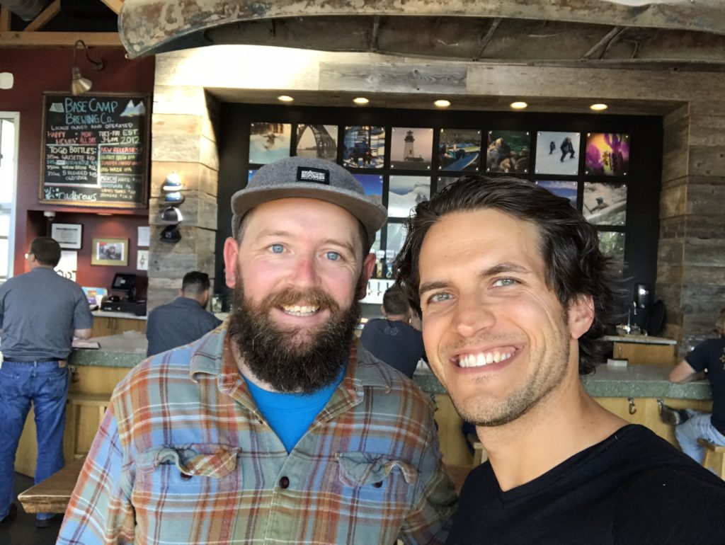 Ross Putnam and Nathan Freeburg from Base Camp Brewing